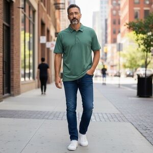 5/$30 All in Motion Men’s Short Sleeve‎ Polo T-Shirt – Size XXL